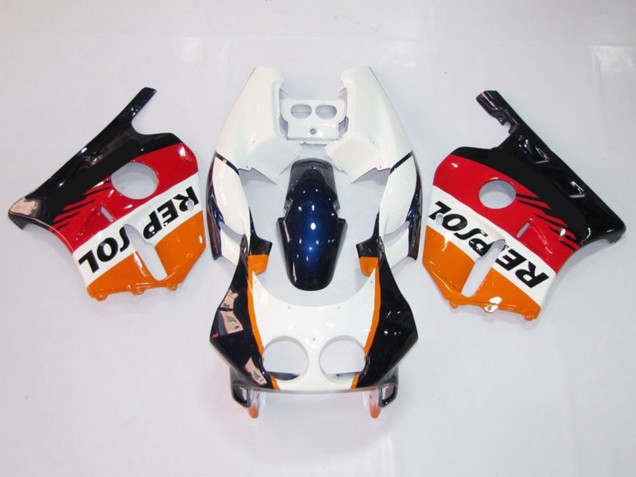 1990-1998 Blanc Repsol Honda CBR250RR Carénage Moto