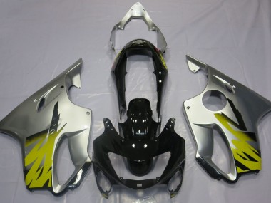 1999-2000 Argent Jaune & Noir Honda CBR600 F4 Carénage Moto