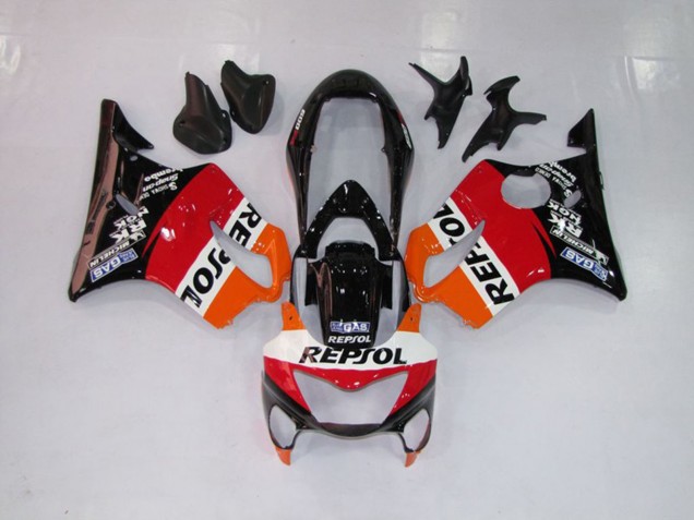 1999-2000 Repsol Rouge Orange & Noir Honda CBR600 F4 Carénage Moto