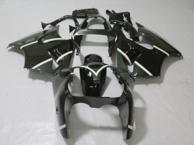 2000-2002 Gris Métallisé & Noir Kawasaki ZX6R Carénage Moto