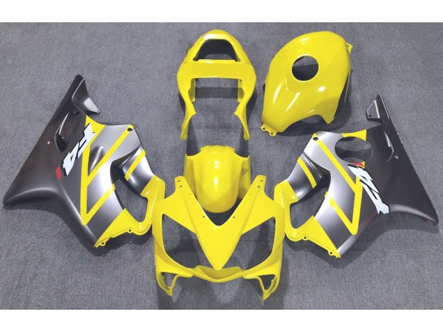 2001-2003 Jaune & Argent Mat Honda CBR600 F4i Carénage Moto