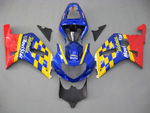 2001-2003 Movistar Suzuki GSXR 600-750 Carénage Moto