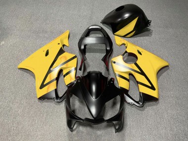 2001-2003 Noir Mat & Jaune Honda CBR600 F4i Carénage Moto