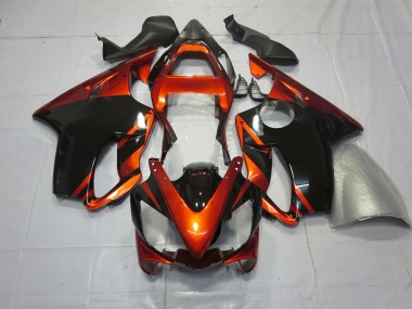 2001-2003 Orange Foncé & Noir Honda CBR600 F4i Carénage Moto