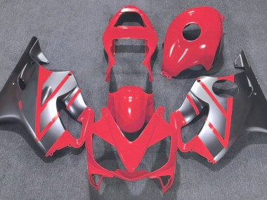 2001-2003 Rouge & Argent Mat Honda CBR600 F4i Carénage Moto