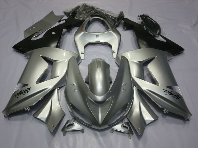 2003-2004 Argent Kawasaki ZX6R Carénage Moto