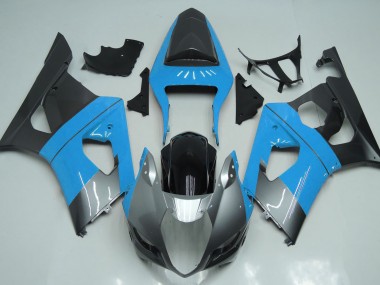 2003-2004 Bleu Clair Argent & Noir Suzuki GSXR 1000 Carénage Moto