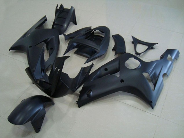 2003-2004 Noir Mat Kawasaki ZX6R Carénage Moto