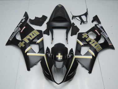 2003-2004 Noir Mat Rizla Suzuki GSXR 1000 Carénage Moto