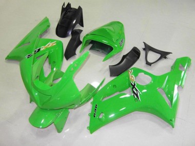 2003-2004 OEM Style Vert Kawasaki ZX6R Carénage Moto