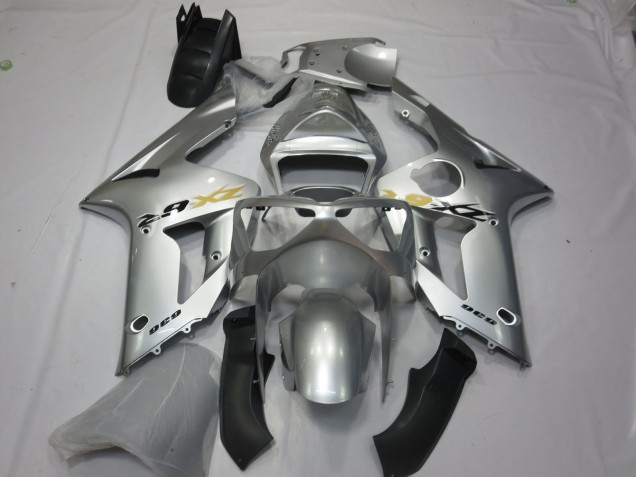 2003-2004 Style Argent OEM Kawasaki ZX6R Carénage Moto