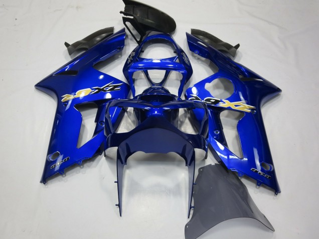 2003-2004 Style Bleu OEM Kawasaki ZX6R Carénage Moto