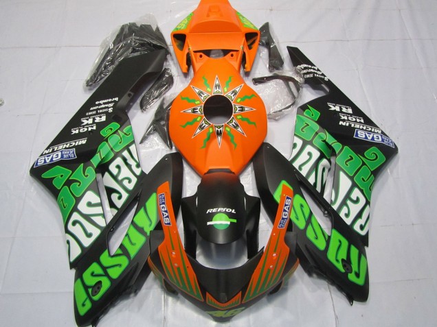 2004-2005 Citron Vert Rossi Mat Honda CBR1000RR Carénage Moto