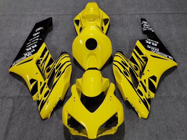 2004-2005 Giallo Nero Fiamma Honda CBR1000RR Carénage Moto