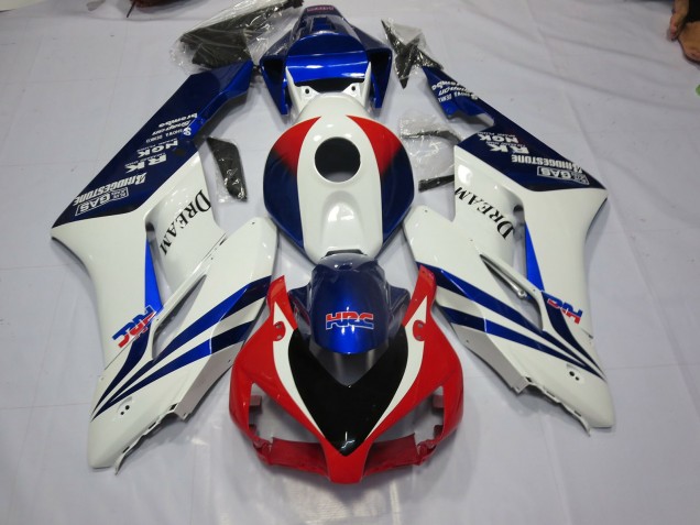 2004-2005 HRC Rosso E Bianco Honda CBR1000RR Carénage Moto