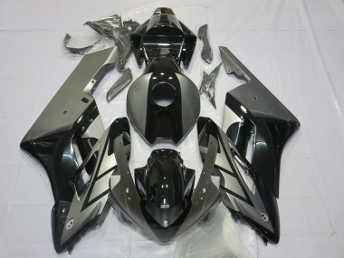 2004-2005 Noir & Argent Honda CBR1000RR Carénage Moto