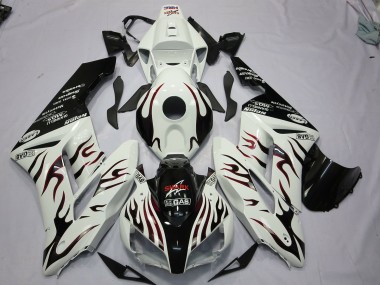 2004-2005 Noir & Rouge Flamme Honda CBR1000RR Carénage Moto