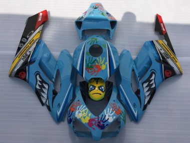 2004-2005 Requin Bleu Honda CBR1000RR Carénage Moto