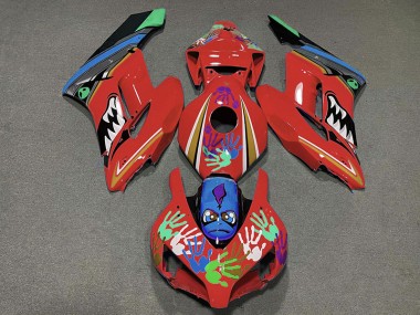 2004-2005 Requin Rouge Honda CBR1000RR Carénage Moto