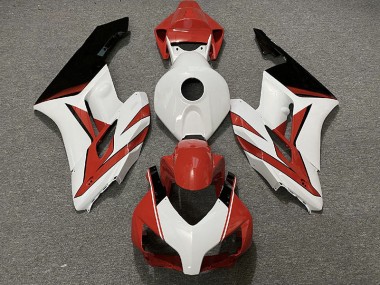 2004-2005 Rouge Blanc & Noir Brillant Honda CBR1000RR Carénage Moto