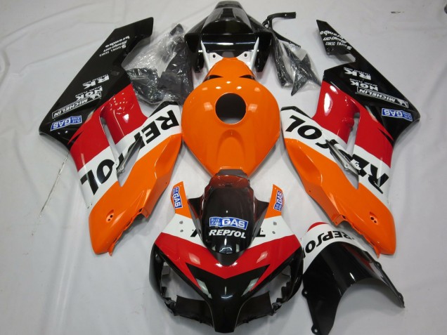 2004-2005 Rouge Noir Mat Honda CBR1000RR Carénage Moto