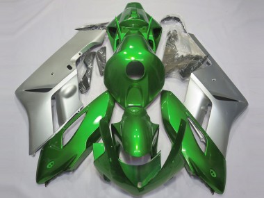 2004-2005 Vert Brillant & Argent Honda CBR1000RR Carénage Moto