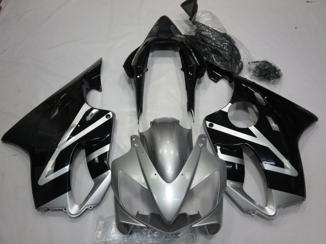 2004-2007 Argent & Noir Honda CBR600 F4i Carénage Moto