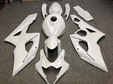 2005-2006 Blanc Brillant Uni Suzuki GSXR 1000 Carénage Moto