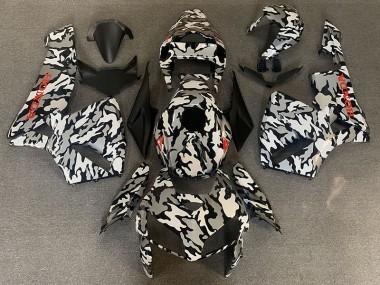 2005-2006 Camo & Décalcomanies Rouges Honda CBR600RR Carénage Moto