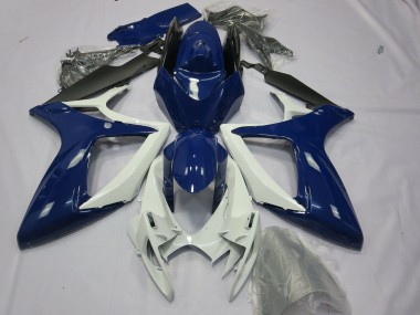 2006-2007 Bleu Brillant Profond Suzuki GSXR 600-750 Carénage Moto