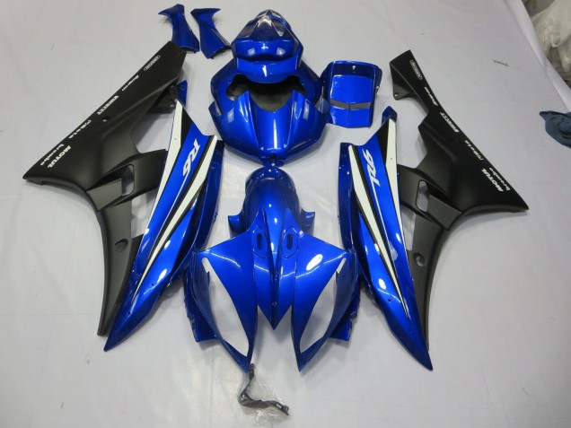 2006-2007 Conception Bleue & Noire Yamaha R6 Carénage Moto