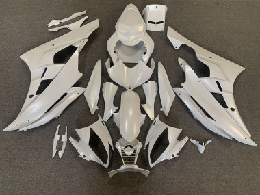 2006-2007 Perle Blanche Yamaha R6 Carénage Moto