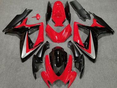 2006-2007 Style Rouge Noir OEM Suzuki GSXR 600-750 Carénage Moto