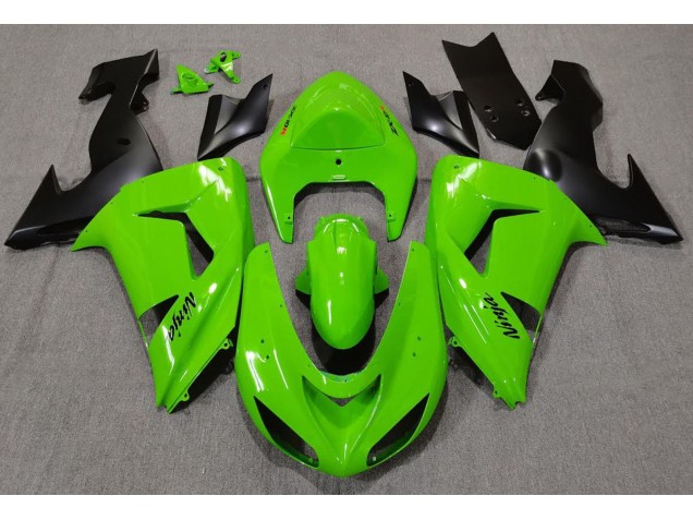 2006-2007 Vert Kawasaki ZX10R Carénage Moto