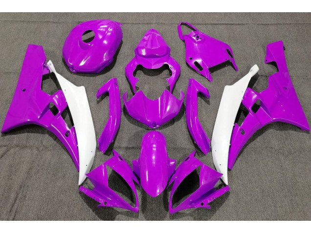 2006-2007 Violet Perle Yamaha R6 Carénage Moto