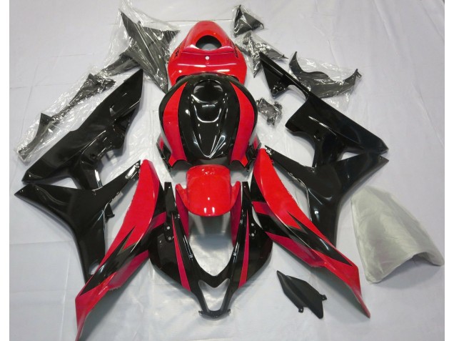 2007-2008 Conception Rouge & Noire OEM Honda CBR600RR Carénage Moto