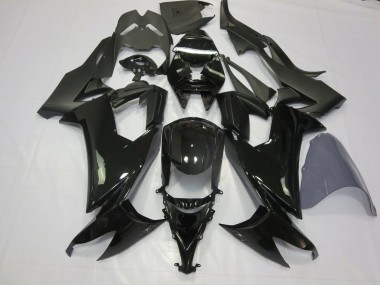 2008-2010 Noir Brillant Kawasaki ZX10R Carénage Moto