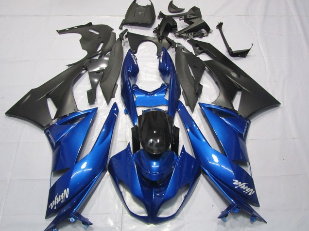 2009-2012 Bleu Brillant Kawasaki ZX6R Carénage Moto