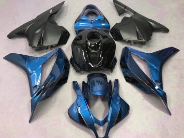 2009-2012 Bleu Clair Avec Noir Honda CBR600RR Carénage Moto