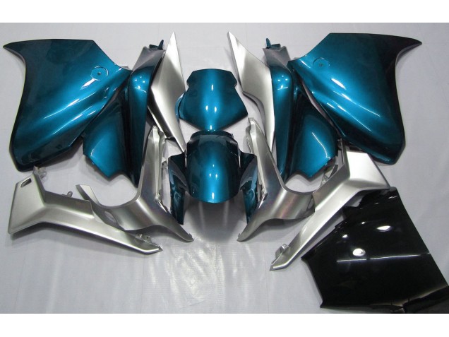 2010-2013 Bleu Clair & Argent Honda VFR1200 Carénage Moto