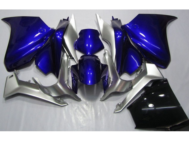 2010-2013 Bleu Profond & Argent Honda VFR1200 Carénage Moto