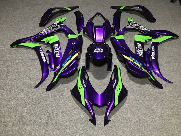 2016-2019 Violet Perle Trickstar Kawasaki ZX10R Carénage Moto