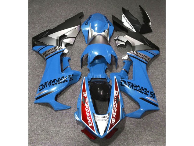 2017-2023 Bleu Brillant & Rouge Honda CBR1000RR Carénage Moto