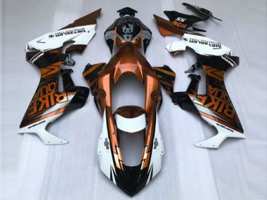 2017-2023 Orange & Blanc Personnalisé Honda CBR1000RR Carénage Moto