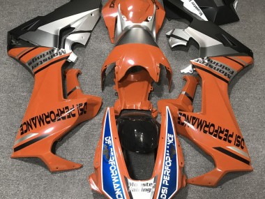 2017-2023 Orange Brillant & Bleu Honda CBR1000RR Carénage Moto