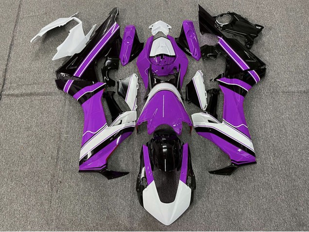 2017-2023 Violet Brillant Blanc & Noir Honda CBR1000RR Carénage Moto